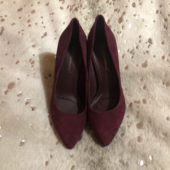 BCBGeneration Shoes - BCBG Maroon Heels Size 7